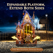 Kit de serre-livres DIY Magic Platform avec lumières, plateforme extensible et tunnel miroir infini