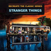 Ensemble de blocs de construction inspiré de Stranger Things La maison à l'envers, modèle d'exposition de 2529 pièces avec figurines et véhicule