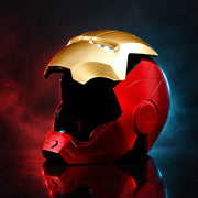 Smart Voice & Touch Controlled Light-Up Iron Man Helmet