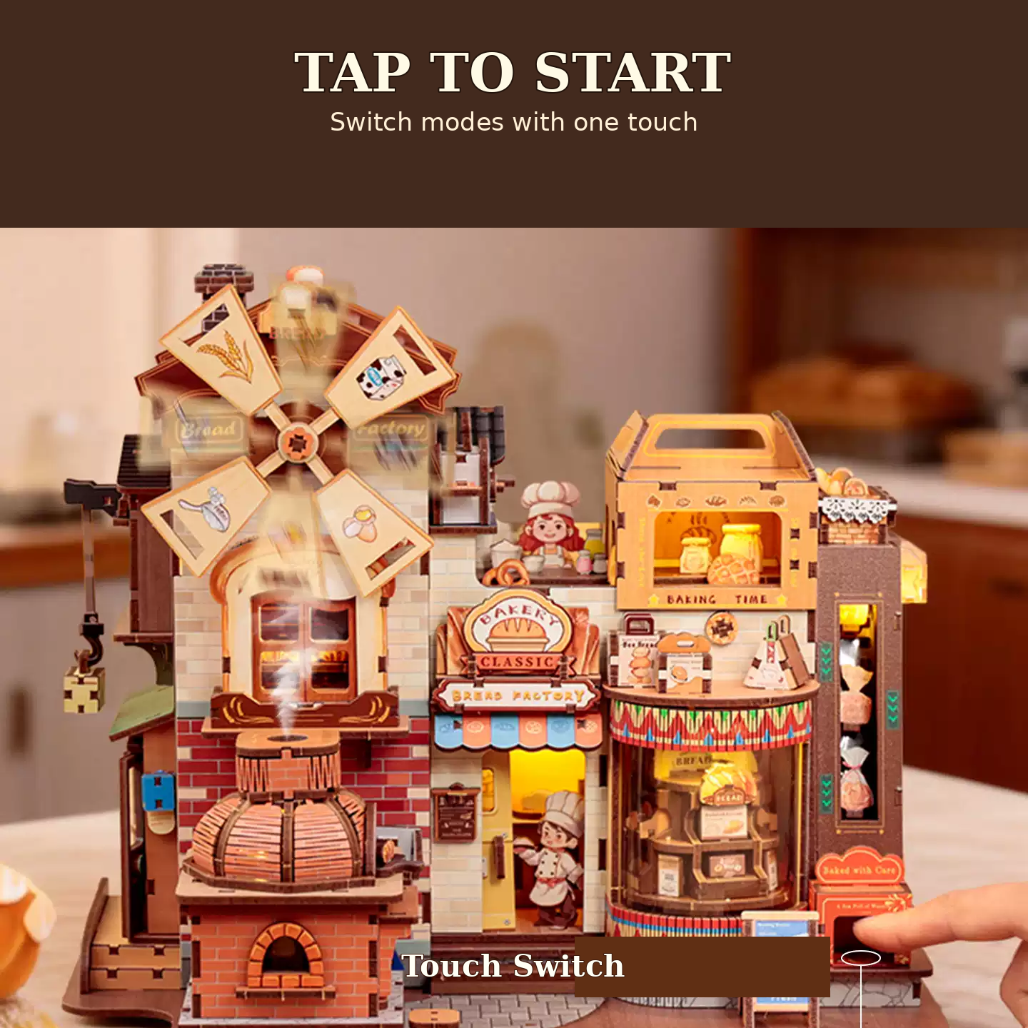 DIY Bread Workshop Miniature House Kit