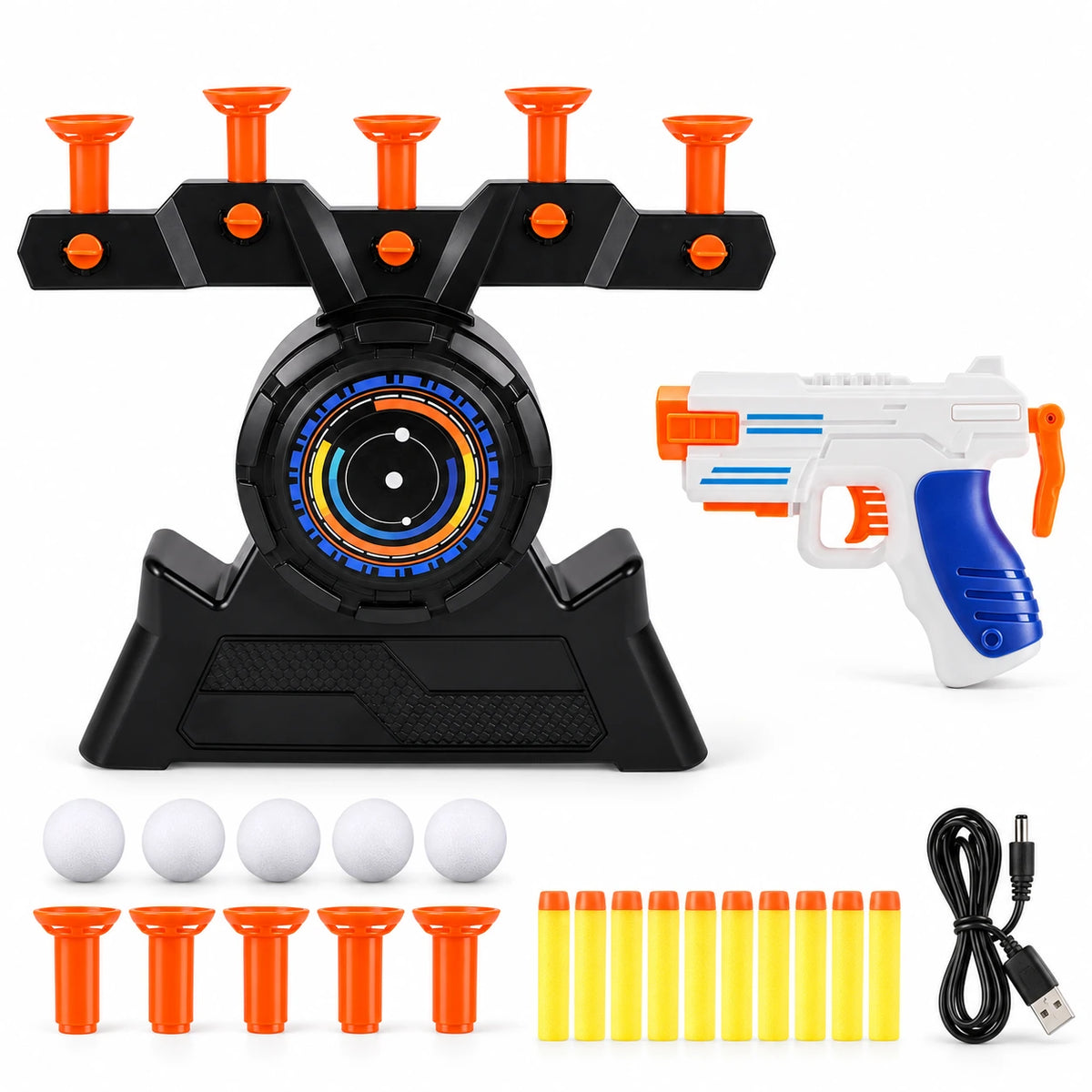Parent-Child Floating Target Battle Game – Interactive Family Foam Dart Challenge