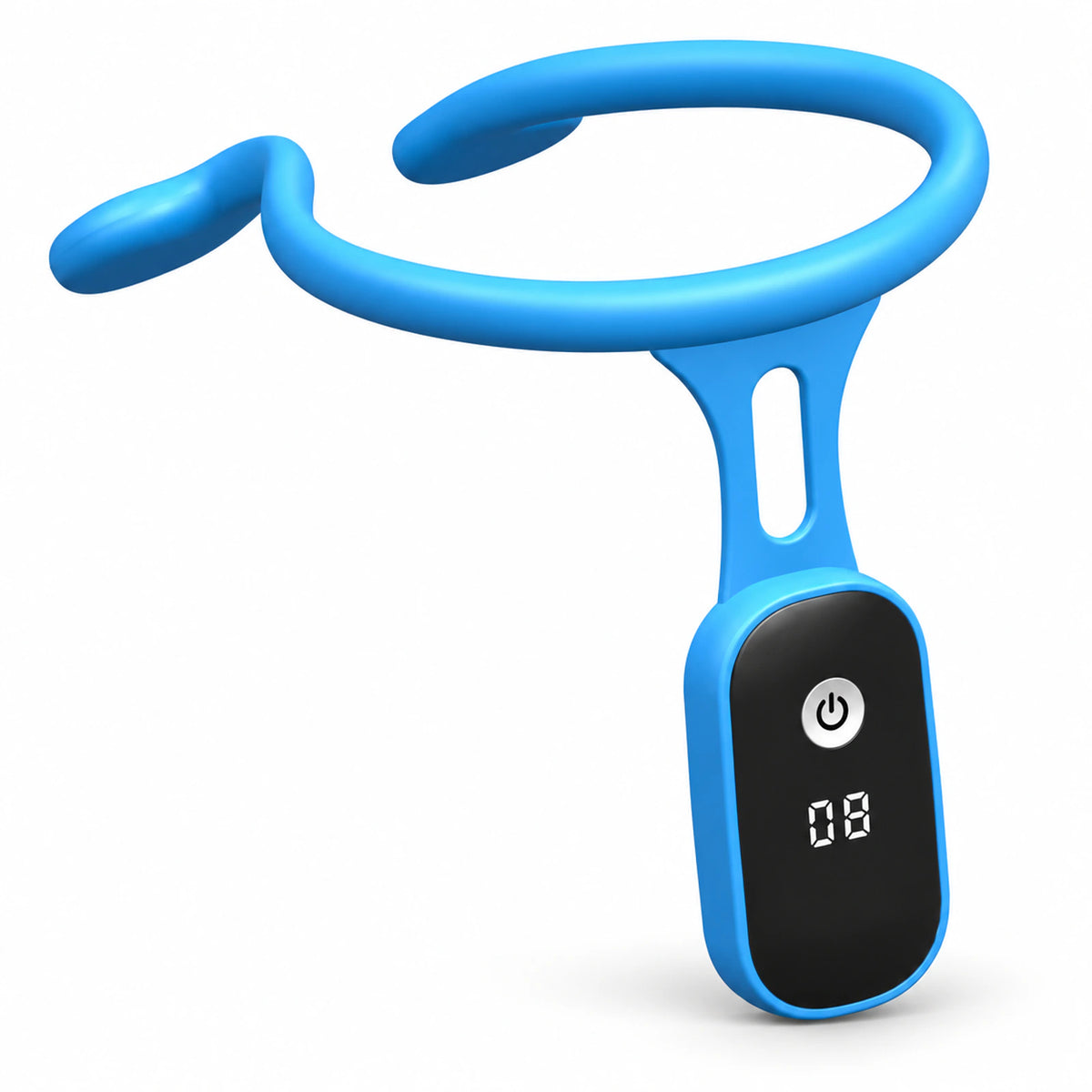 Smart Posture Reminder with LCD Display – Wearable Vibration Alert Neck Trainer