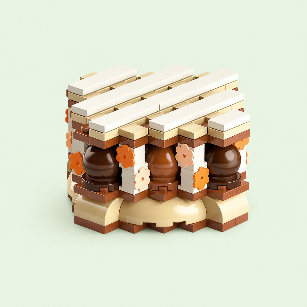 Napoleon Pastry Building Blocks - Sweet DIY Dessert Display Set