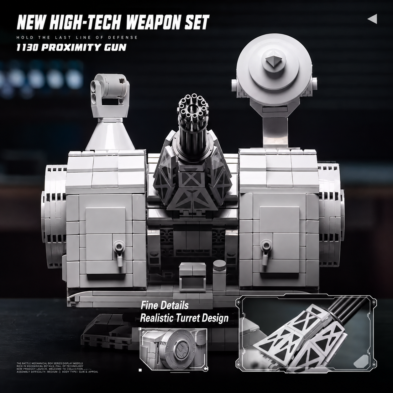 1130 Proximity Gun Building Blocks Set