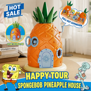 Ensemble de construction La maison ananas de Bob l'éponge avec lumières, design coulissant et figurines