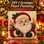 DIY Christmas Pearl Bead Art Kit – Handmade Holiday Hanging Decorations
