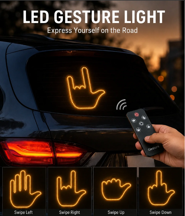 LED Remote Control Gesture Light