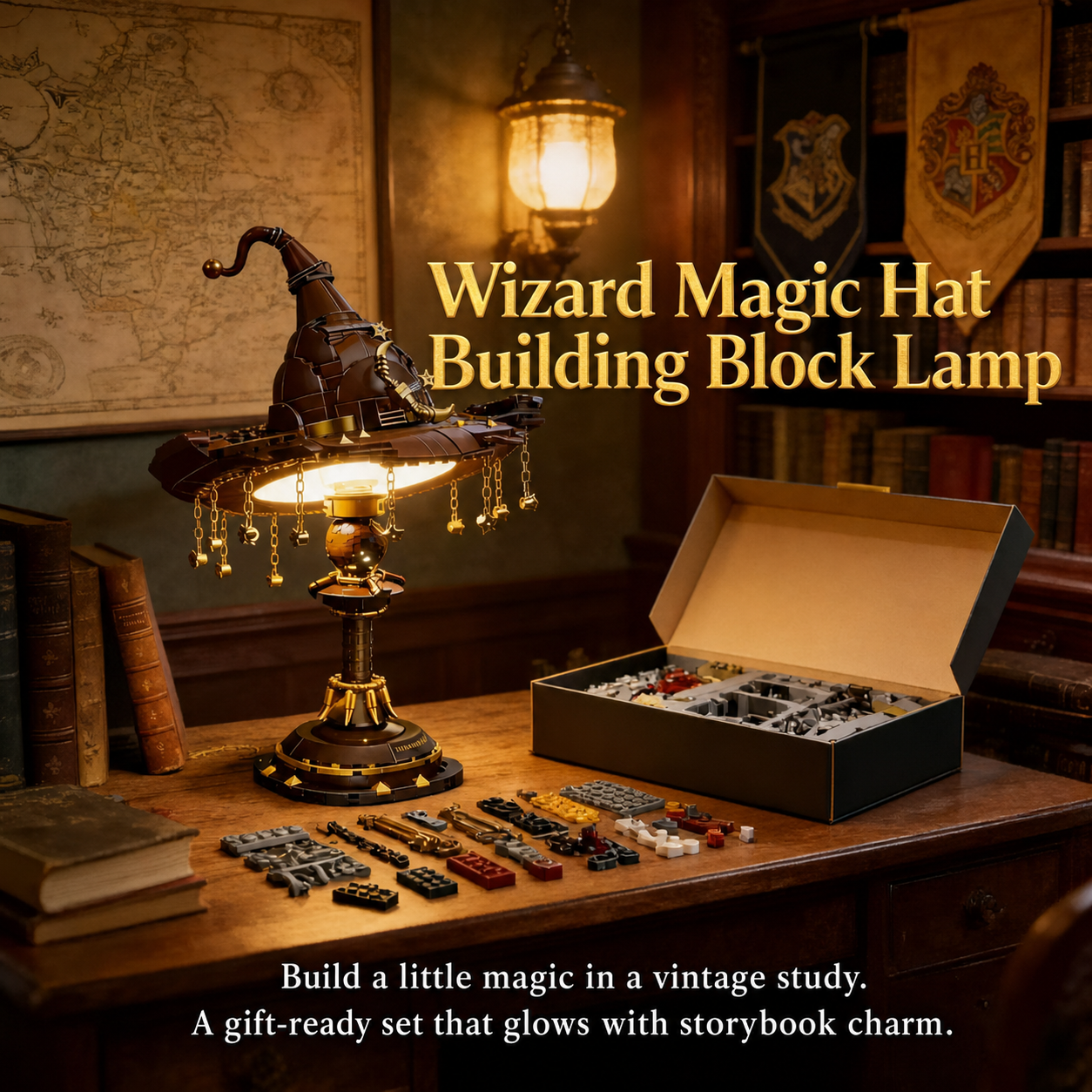 Wizard Magic Hat Building Block Lamp