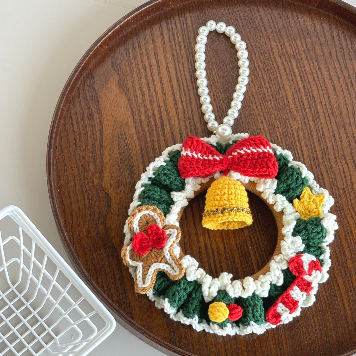 Christmas Wreath DIY Crochet Kit with Video Tutorials
