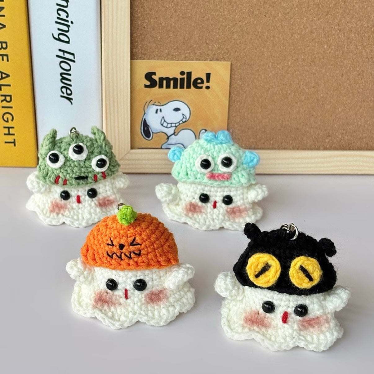 Halloween Ghost DIY Crochet Kit with Video Tutorials