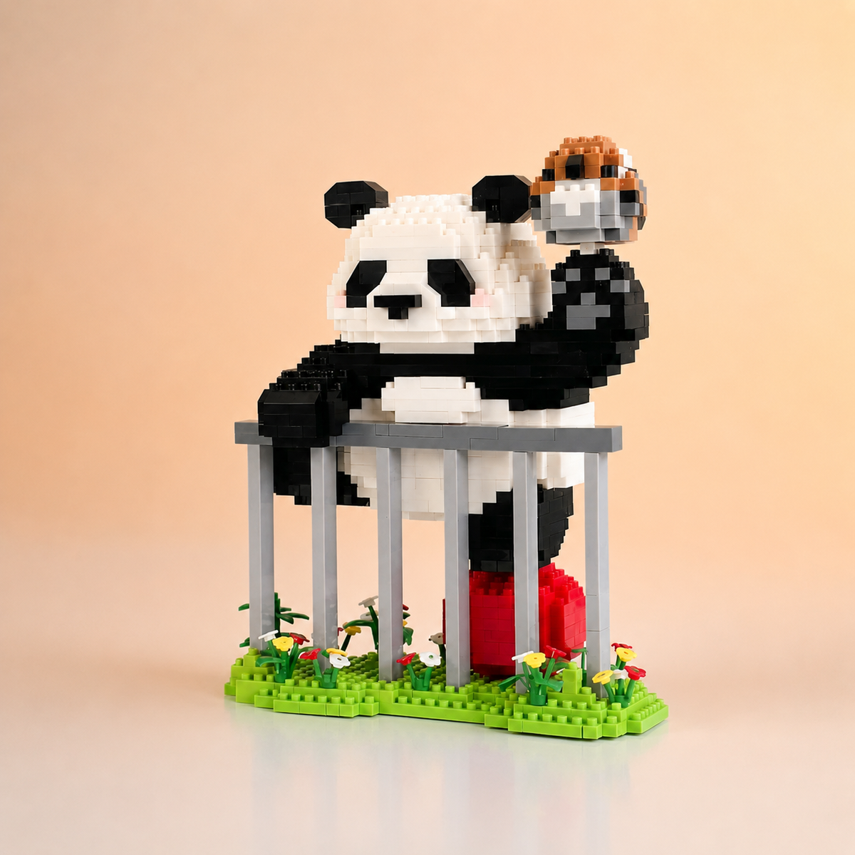 Adorable kit de blocs de construction DIY Panda
