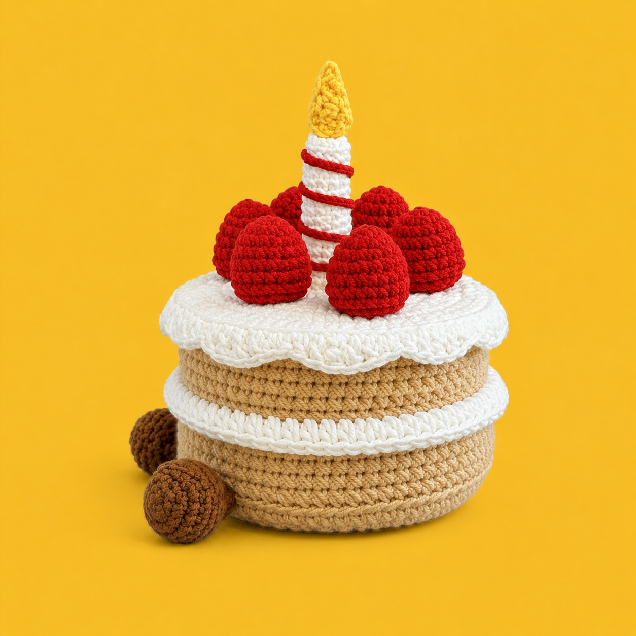DIY Crochet Birthday Cake Basket Kit