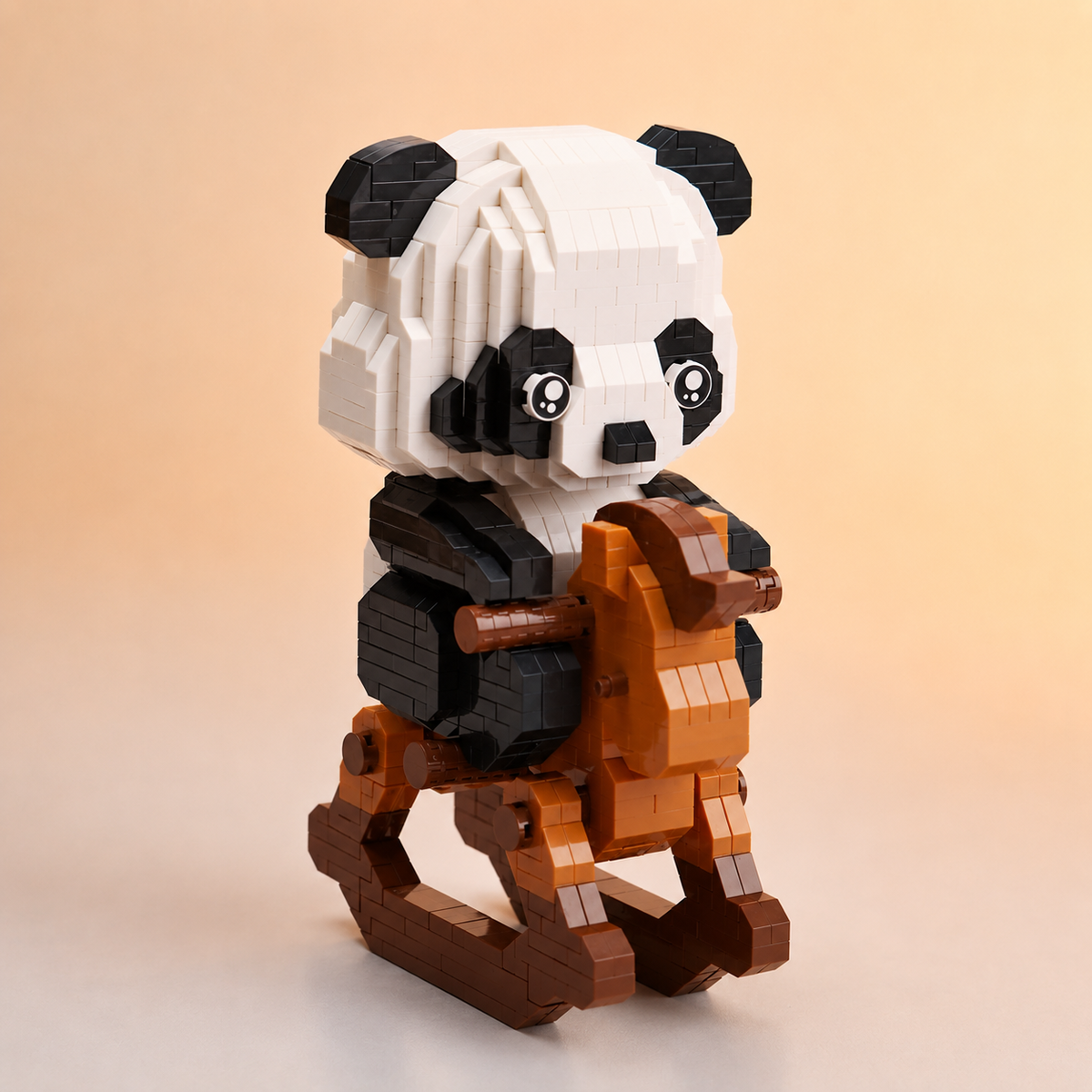 Adorable kit de blocs de construction DIY Panda