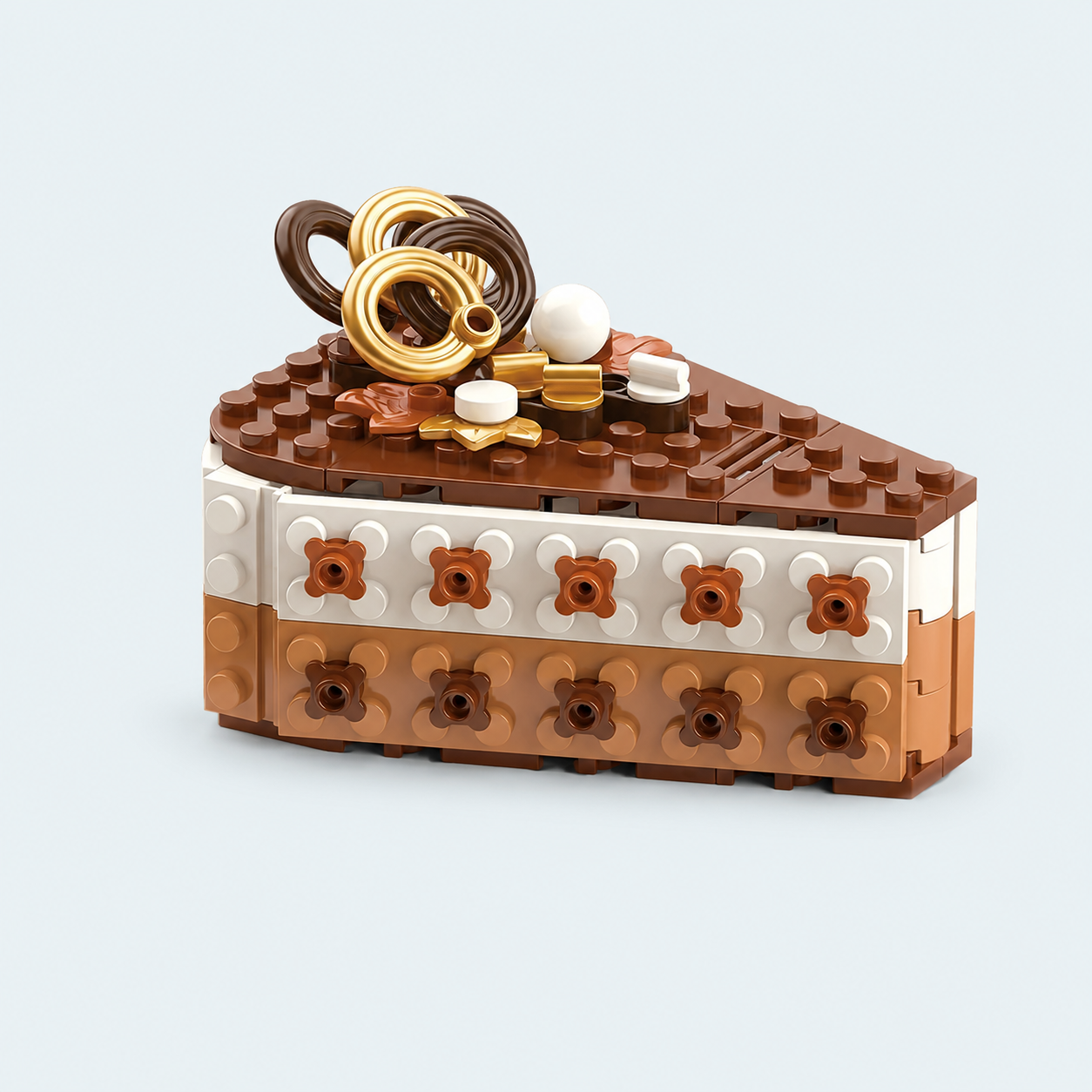 Chocolate Mille Crepe Building Blocks - Sweet DIY Dessert Display Set