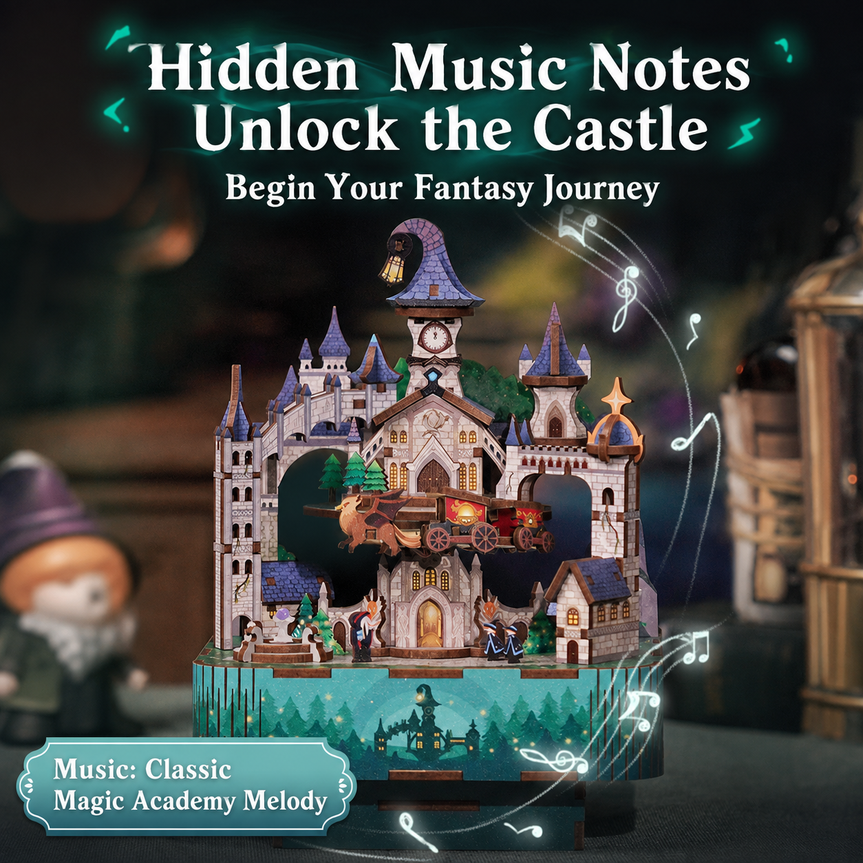 Magical Castle DIY Music Box Kit