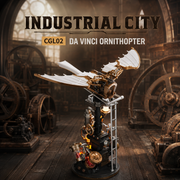 Industrial City Da Vinci Ornithopter DIY Mechanical Model