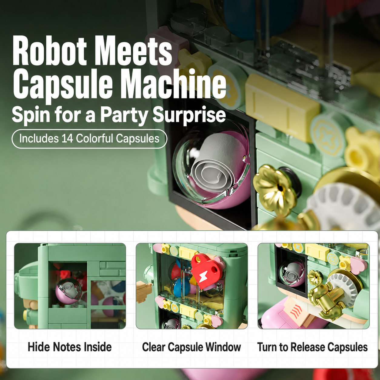Building Block Gashapon Robot – A Thoughtful Gift