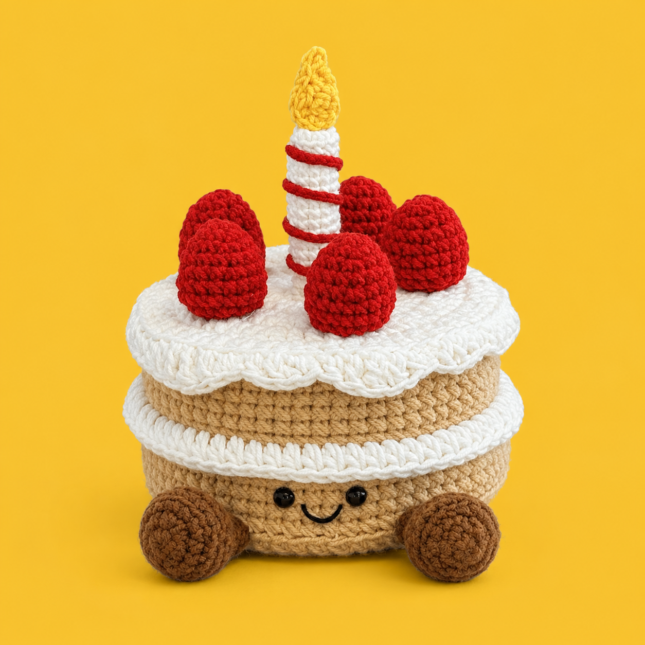 DIY Crochet Birthday Cake Basket Kit