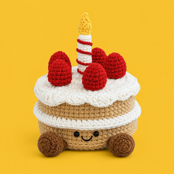 DIY Crochet Birthday Cake Basket Kit