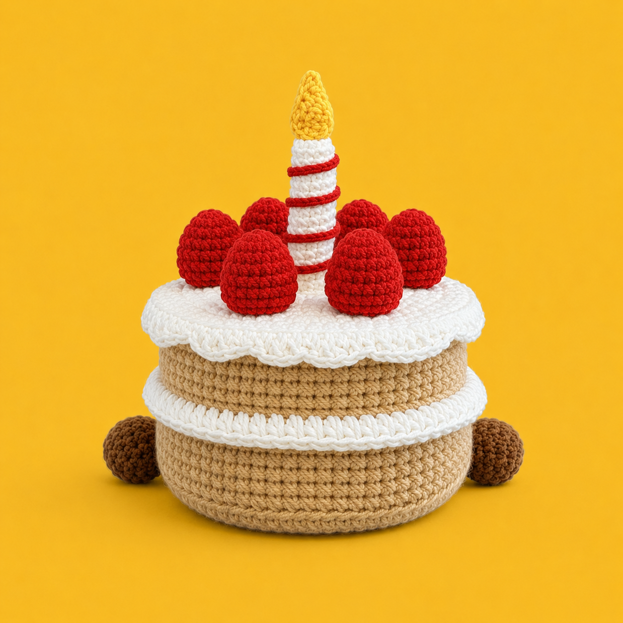 DIY Crochet Birthday Cake Basket Kit