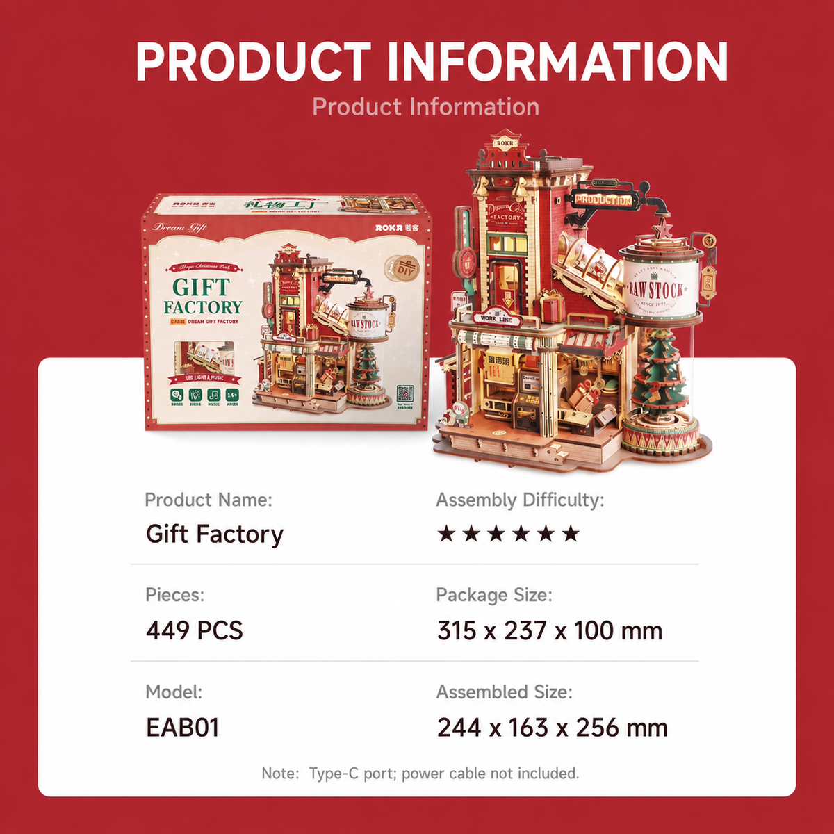 Kit de maison miniature à monter soi-même Gift Factory