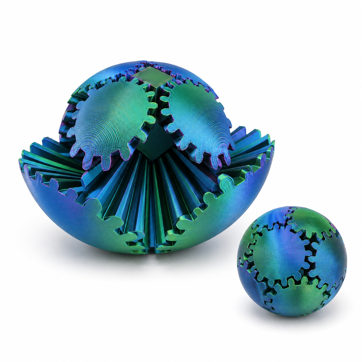 The Little Ball You Won’t Want to Put Down – 3D Transforming Gear Fidget Toy