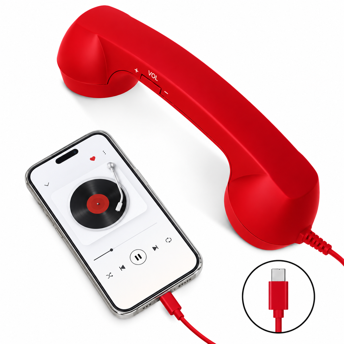 Retro Phone Handset for Smartphones&Bring back the retro phone vibe