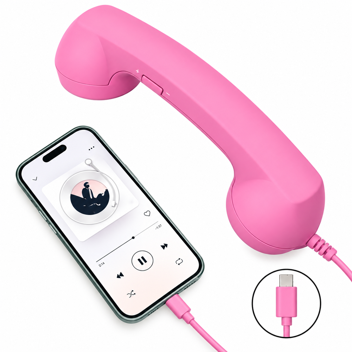 Retro Phone Handset for Smartphones&Bring back the retro phone vibe