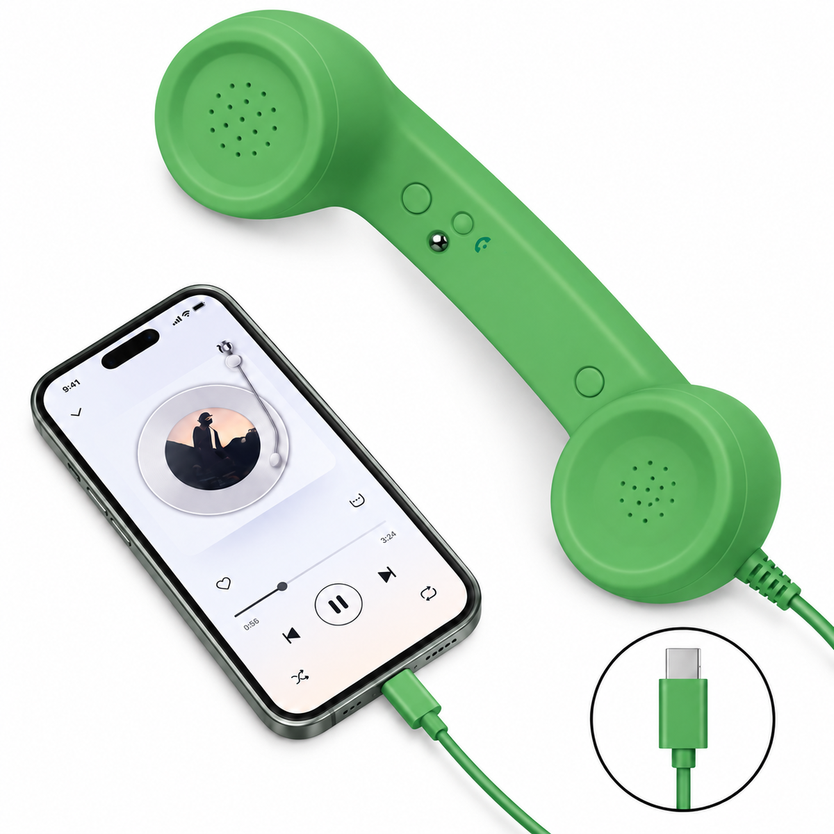 Retro Phone Handset for Smartphones&Bring back the retro phone vibe