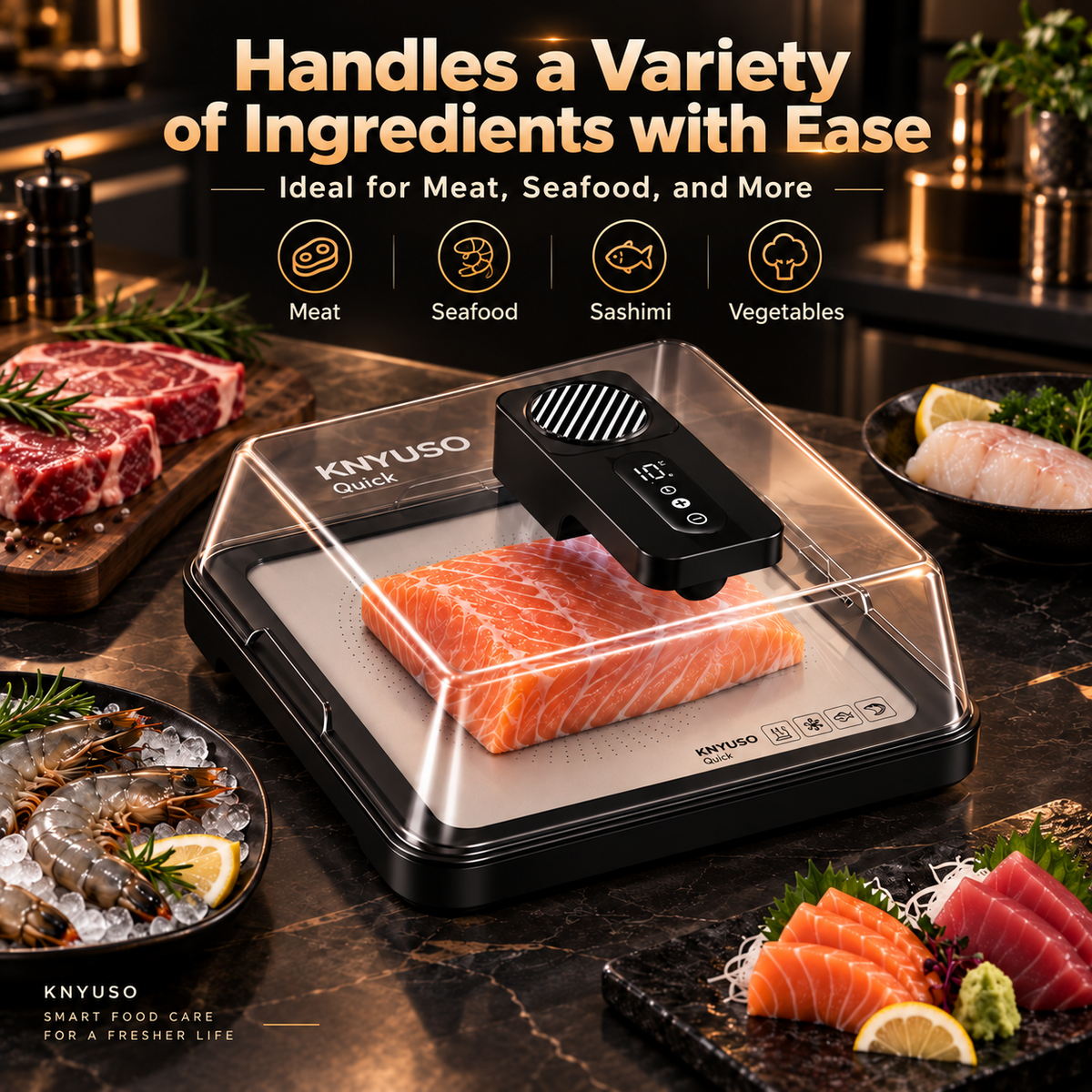Make Cooking Easier for Mom – Smart Rapid Thawing & Freshness Box