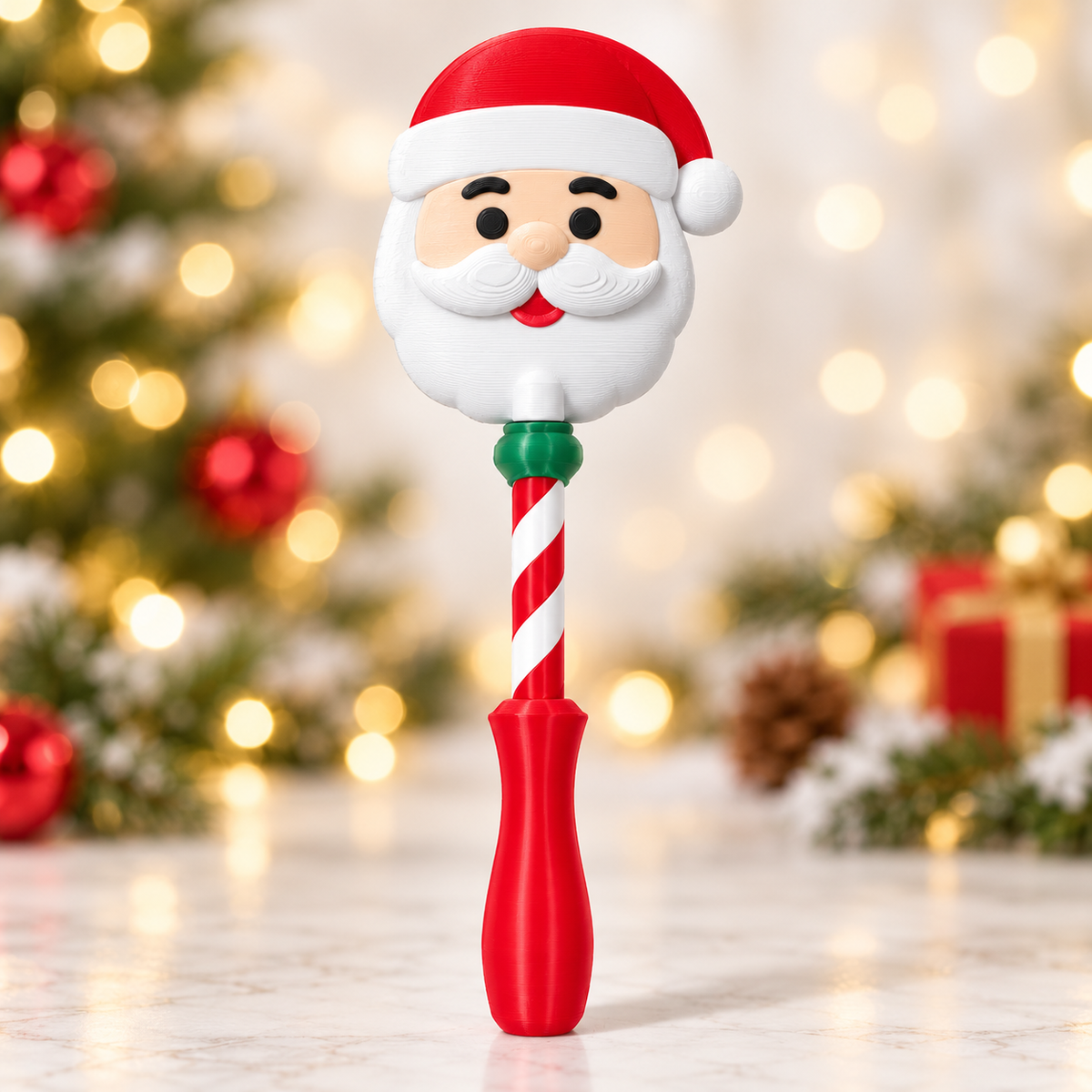 Christmas Tap-to-Pay Wand – 3D Printed Holiday Contactless Card Holder