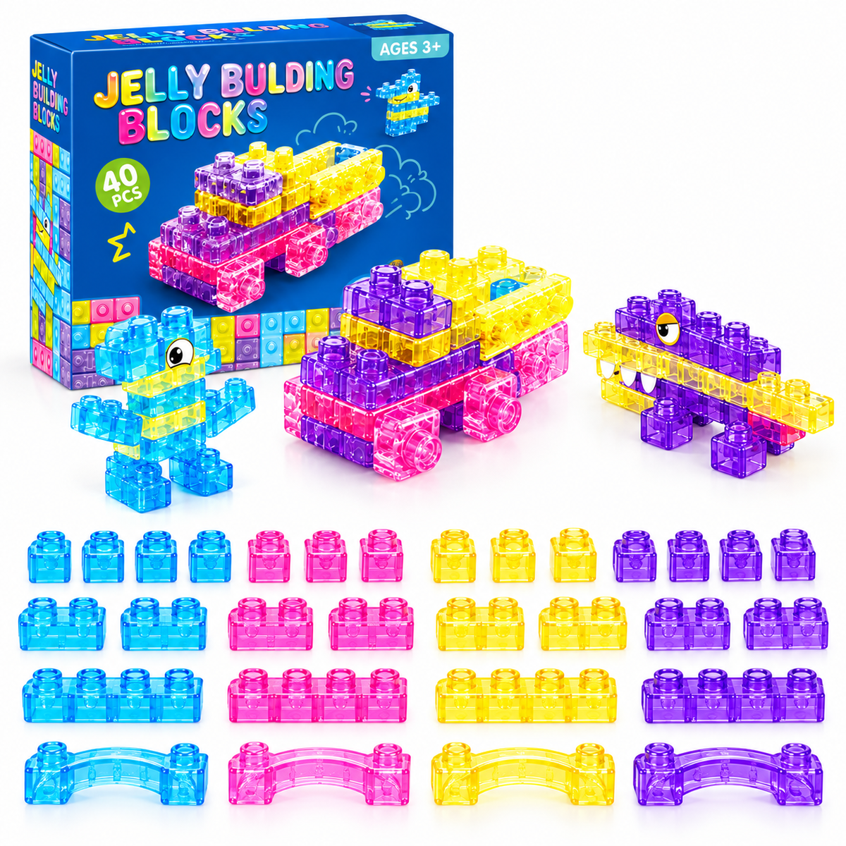 Jelly Building Blocks – Bend, Build & Create Endless Fun