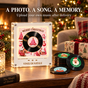 Personalized NFC Rotating Vinyl Music Frame – Turn Your Favorite Moments Into Music