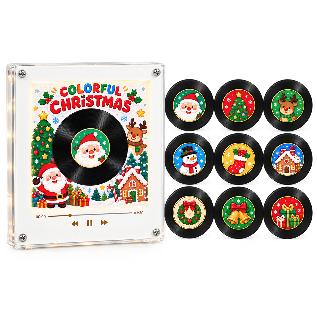 Personalized NFC Rotating Vinyl Music Frame – Turn Your Favorite Moments Into Music