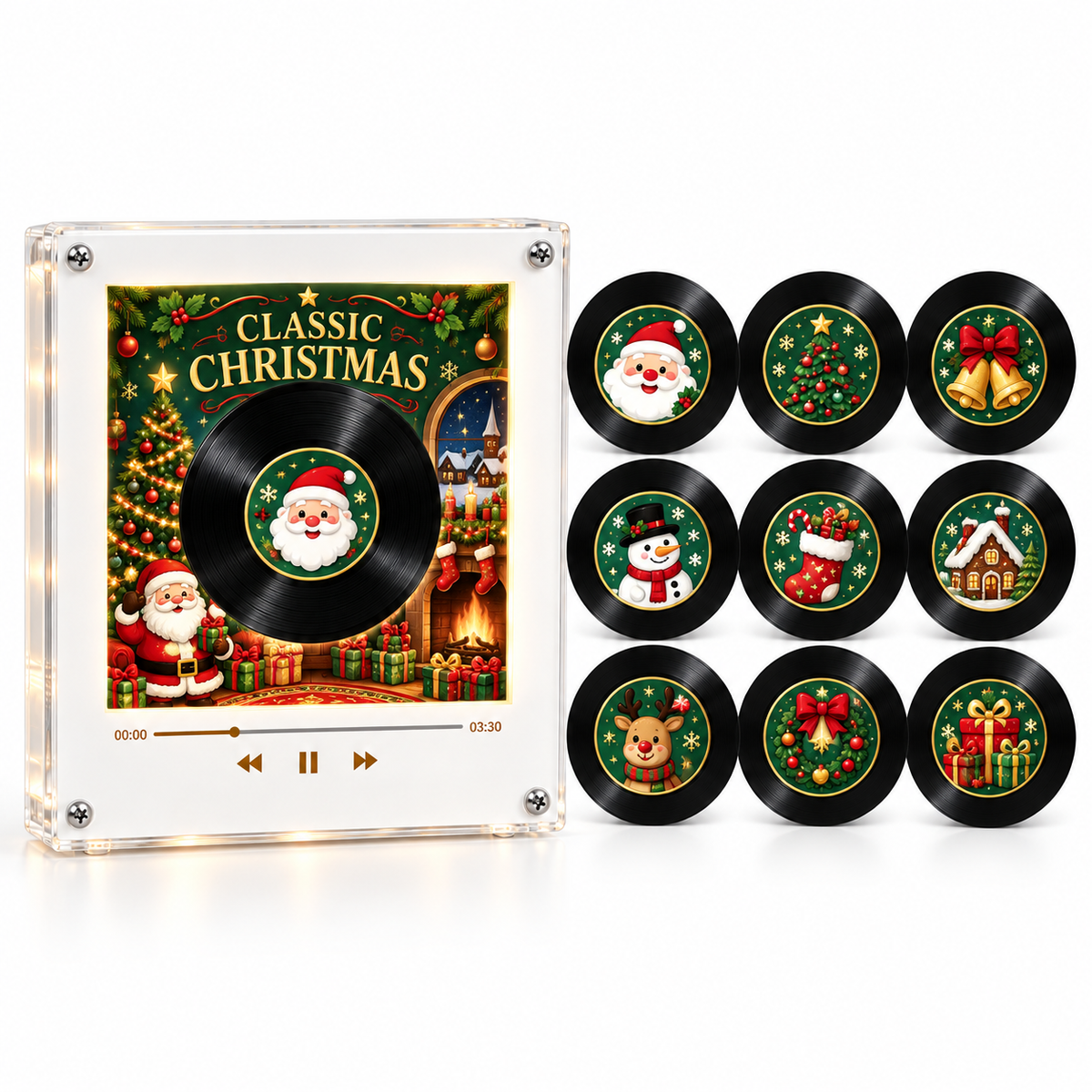 Personalized NFC Rotating Vinyl Music Frame – Turn Your Favorite Moments Into Music