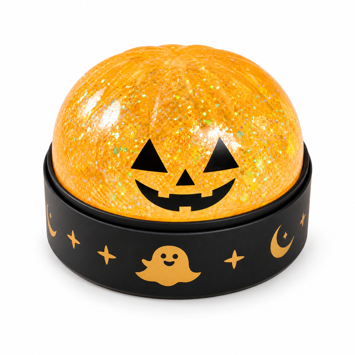Squish the Spooks! Halloween Glitter Dome Stress-Relief Toy