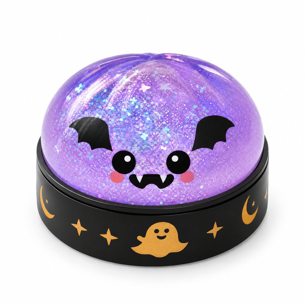Squish the Spooks! Halloween Glitter Dome Stress-Relief Toy