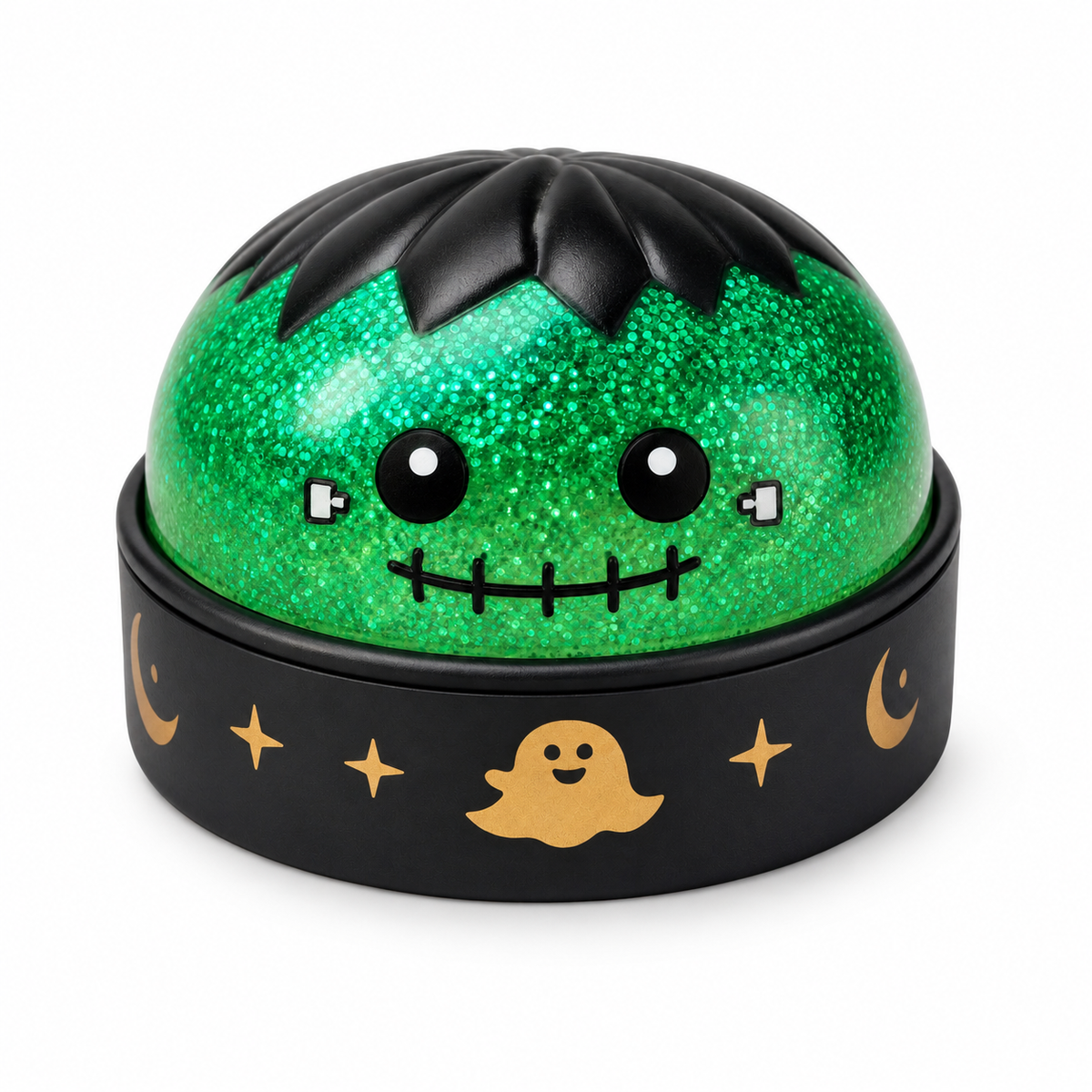 Squish the Spooks! Halloween Glitter Dome Stress-Relief Toy