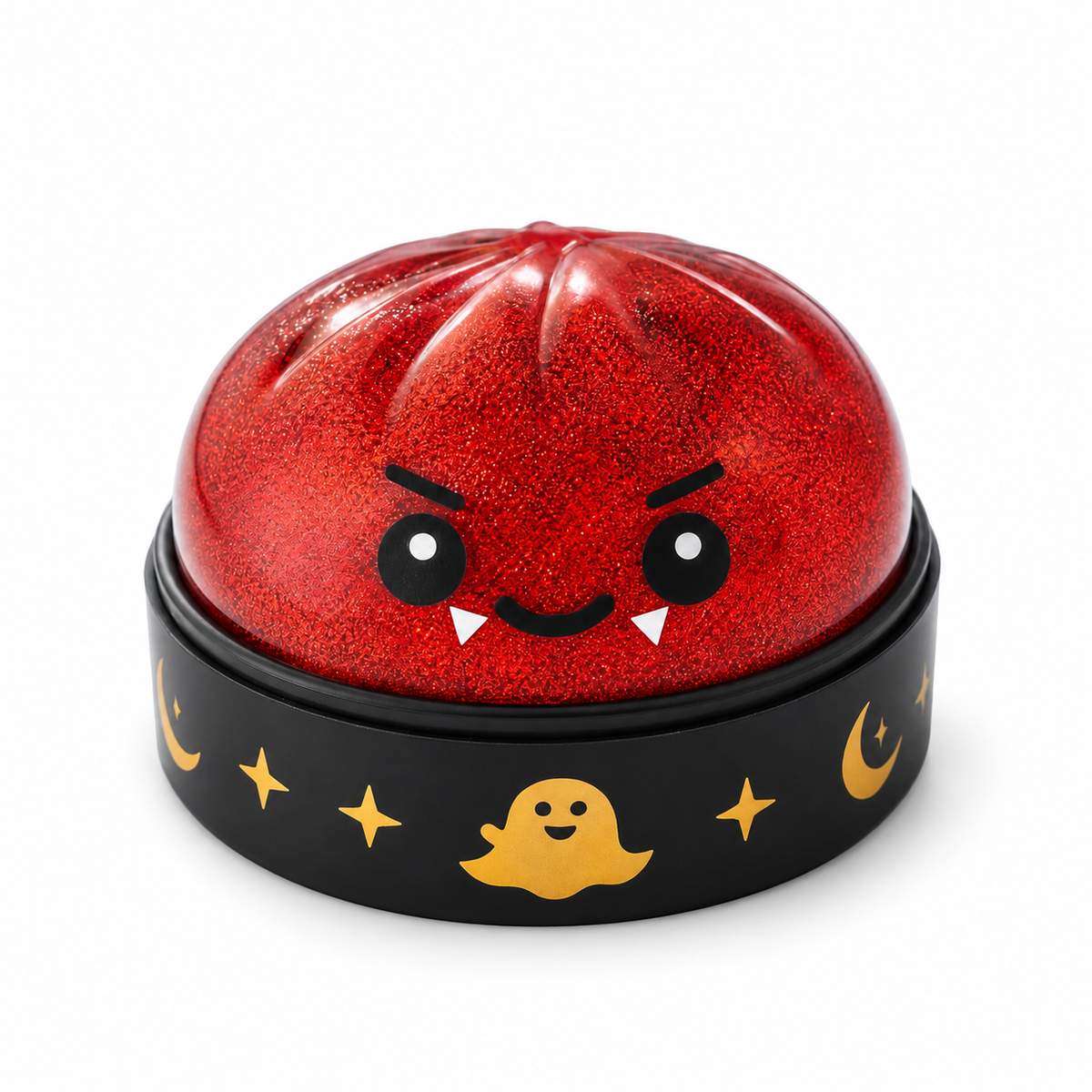 Squish the Spooks! Halloween Glitter Dome Stress-Relief Toy