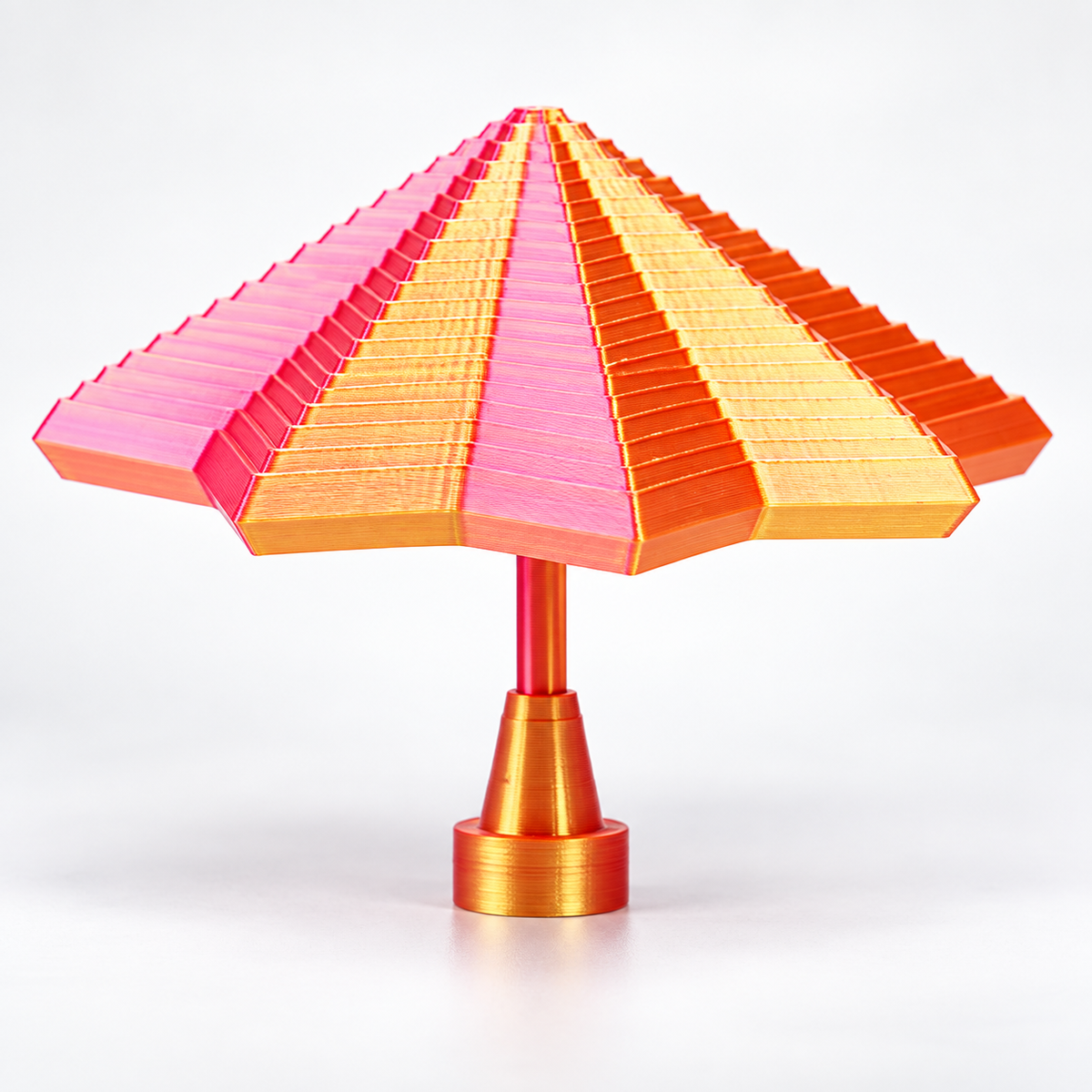 Geometric Star Wobble Spinner – 3D Printed Desk Fidget Toy