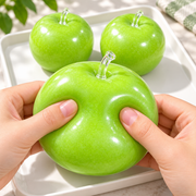 Realistic Green Apple Squishy Stress Toy – Soft Squeeze Sensory Fidget