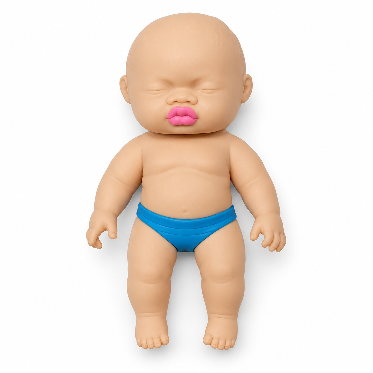Glitter Baby Squishy Stress Toy – Soft Squeeze Sensory Fidget Doll