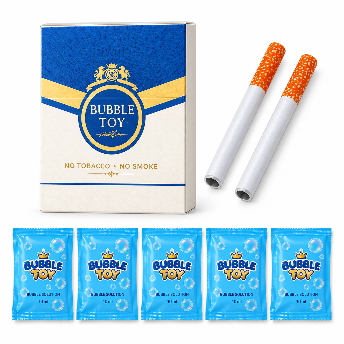 SummerWins Bubble Cigarette Stress Relief Toy – Mini Bubble Blower Party Favor