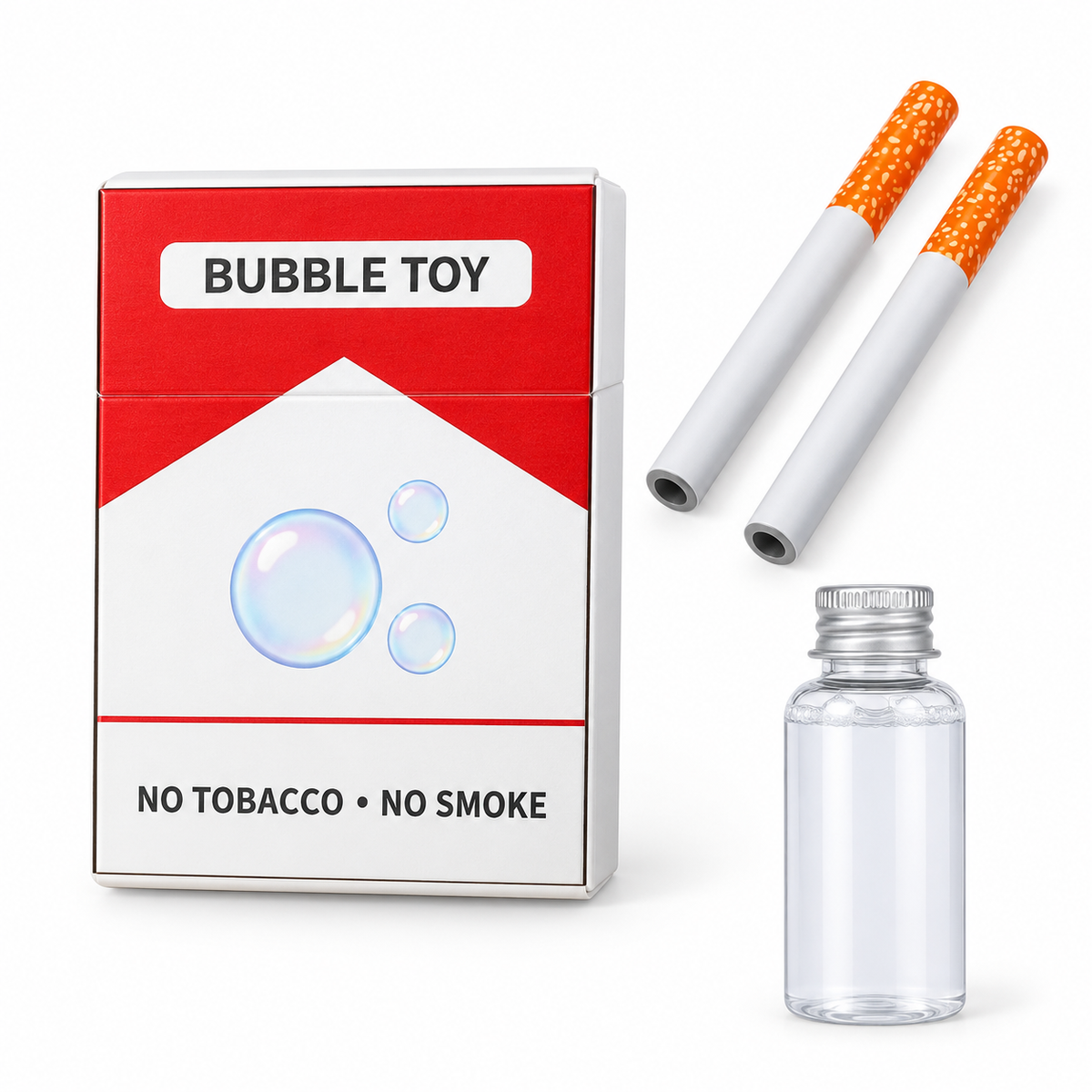 SummerWins Bubble Cigarette Stress Relief Toy – Mini Bubble Blower Party Favor
