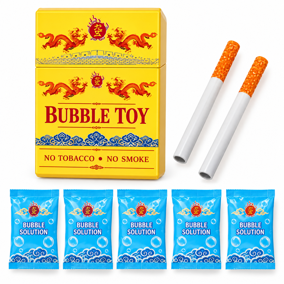 SummerWins Bubble Cigarette Stress Relief Toy – Mini Bubble Blower Party Favor