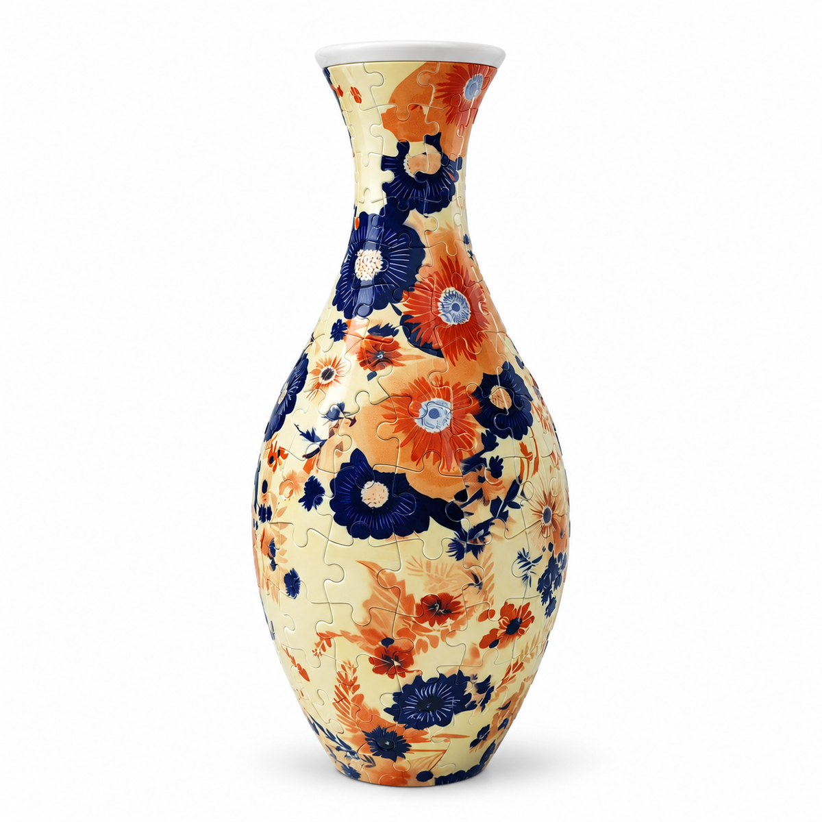 Vase Puzzle 3D DIY – Vase à Fleurs à Construire, Décoration Créative & Cadeau Original