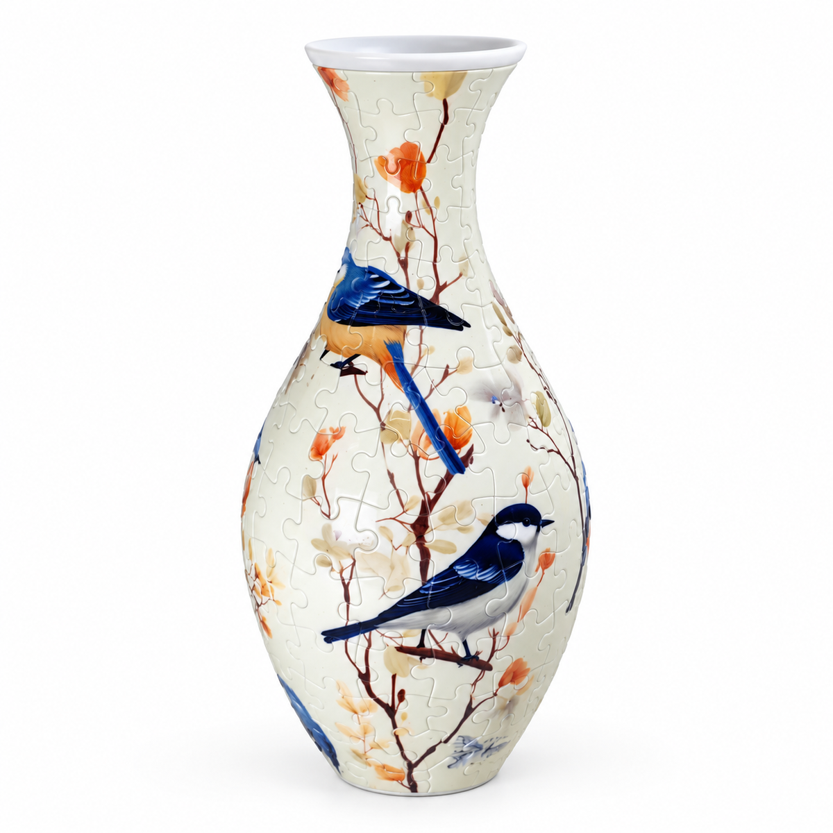 Vase Puzzle 3D DIY – Vase à Fleurs à Construire, Décoration Créative & Cadeau Original