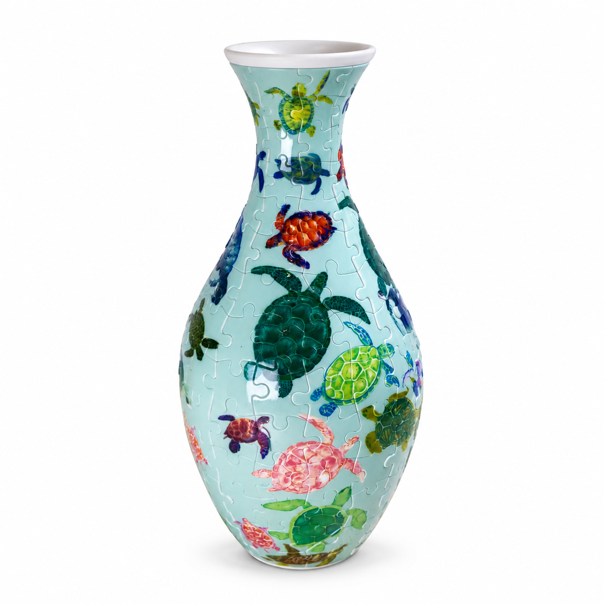 Vase Puzzle 3D DIY – Vase à Fleurs à Construire, Décoration Créative & Cadeau Original