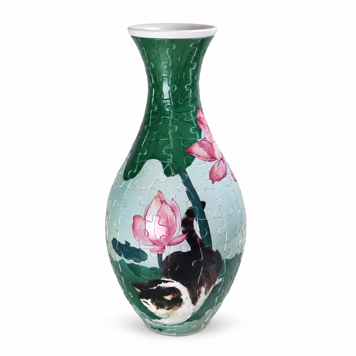Vase Puzzle 3D DIY – Vase à Fleurs à Construire, Décoration Créative & Cadeau Original