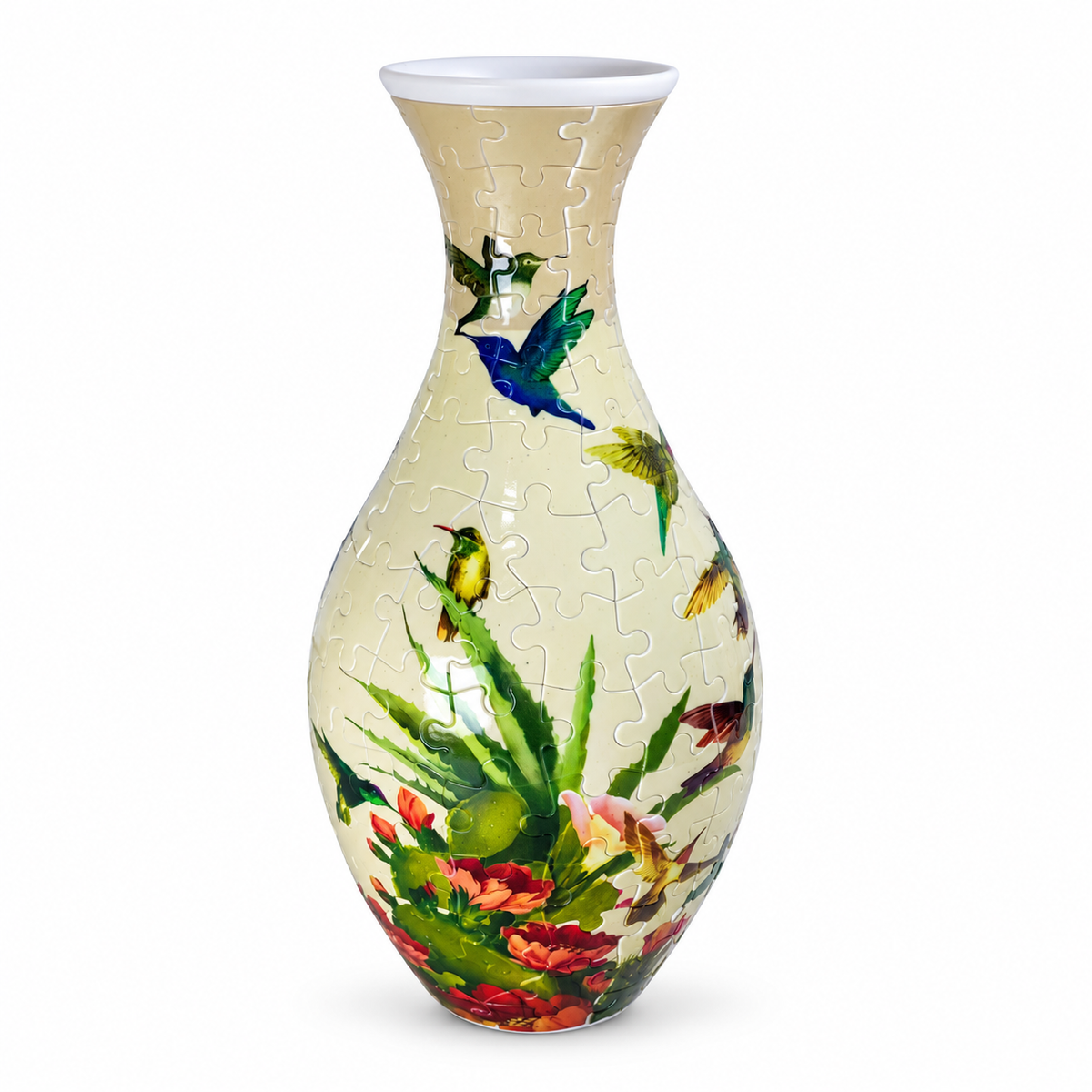 Vase Puzzle 3D DIY – Vase à Fleurs à Construire, Décoration Créative & Cadeau Original